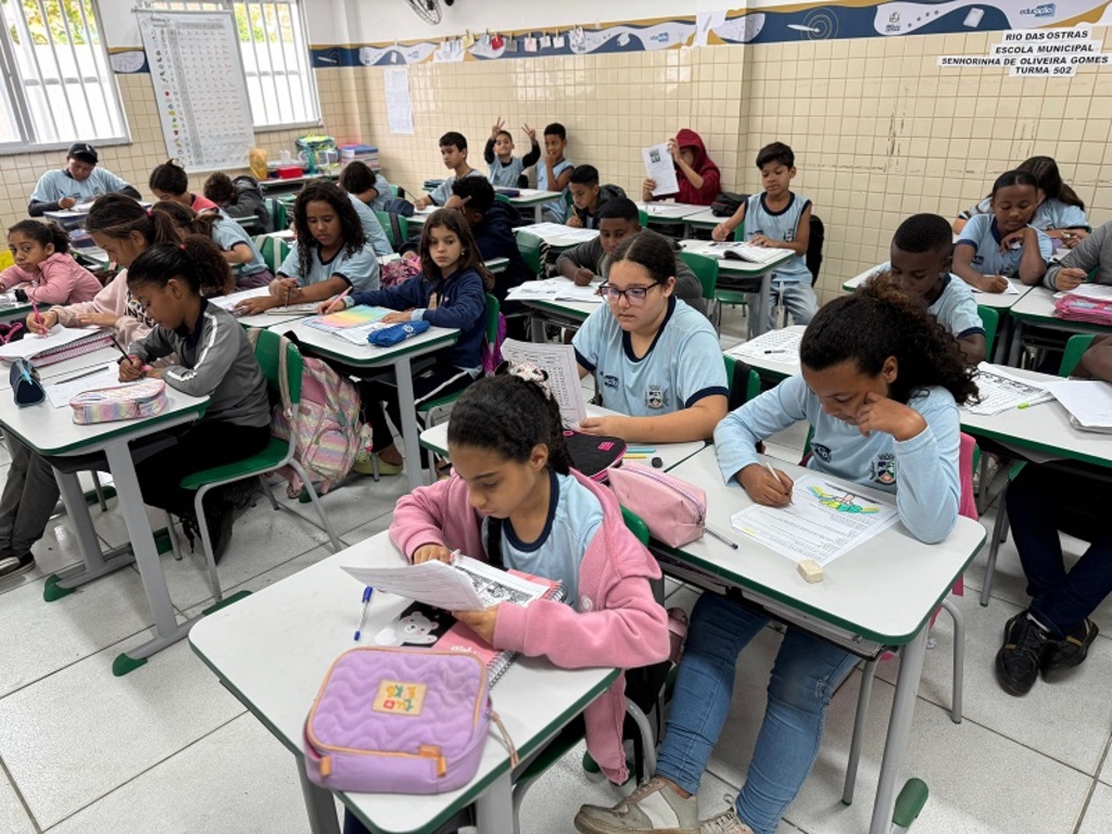 Rio das Ostras finaliza ciclo de avaliações da Educação Básica com mais de 9 mil alunos participantes