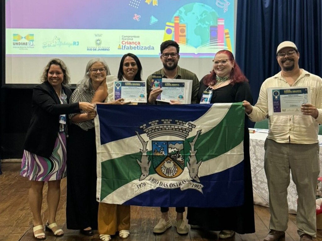 Rio das Ostras conquista destaque no II Prêmio Magda Soares com projeto que une leitura e identidade local