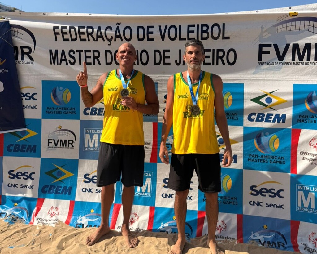 Atleta riostrense brilha no Circuito Carioca Master de Vôlei de Praia