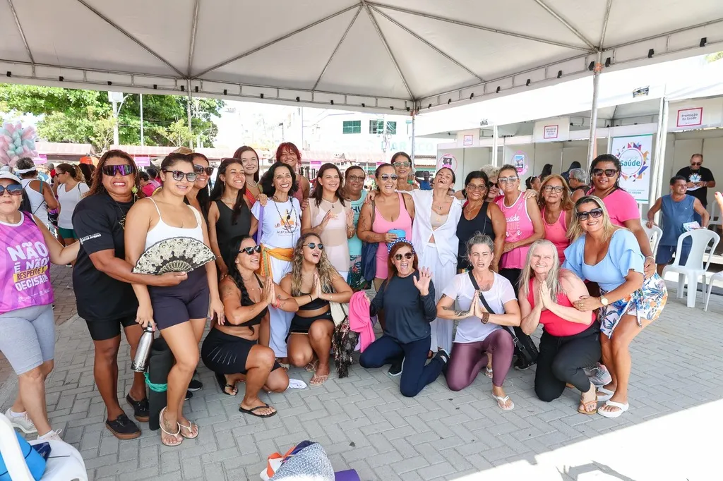 Saquarema celebra o Mês da Mulher com mobilização de serviços e bem-estar na Praça do Canhão