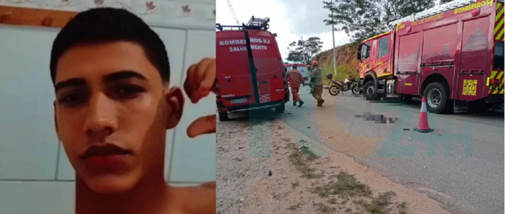 Tragédia em Rio das Ostras: Jovem de 18 anos morre em colisão entre moto e caminhão em Cantagalo - Foto: Divulgação / Rede Social