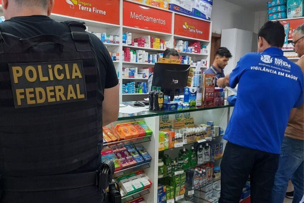 Vigilância Sanitária de Rio das Ostras participa da Operação Tarja Preta da Polícia Federal