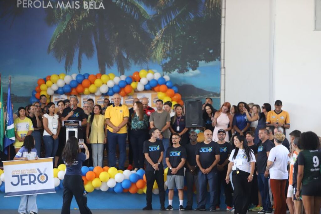 Espírito esportivo ganha alunos e escolas na abertura do JERO 2025