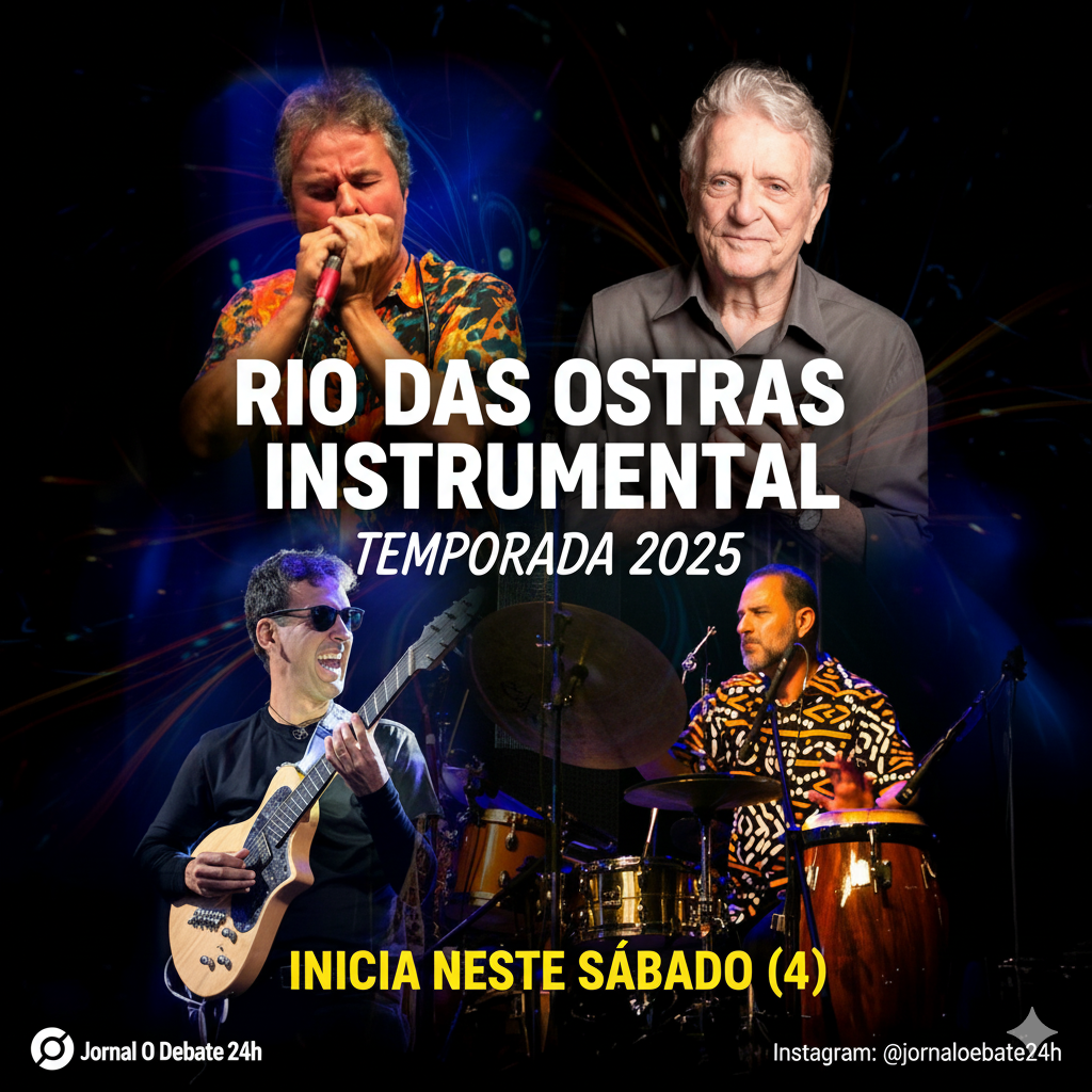 Rio das Ostras Instrumental abre temporada 2025 neste sábado com shows gratuitos