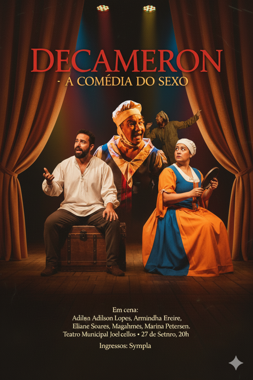 “Decameron” retorna aos palcos de Rio das Ostras após 12 anos de sucesso